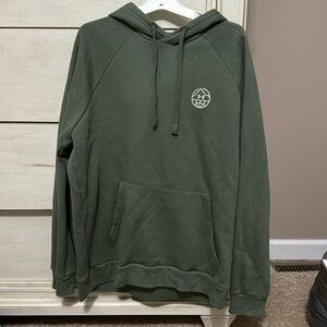 Men’s Under Armour hoodie, olive green, size medium